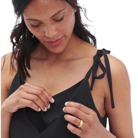 Hatch The Back In The Game Nursing Dress Black Size 2 Medium - Picture 3 of 14